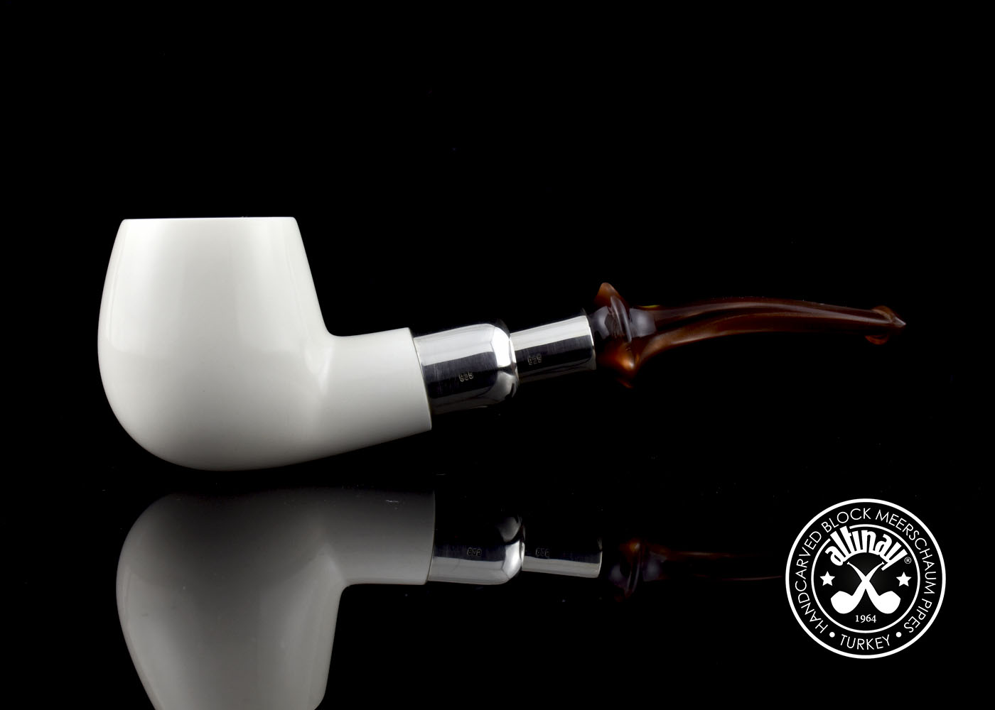 altinay-spigot-apple-meerschaumpfeife-silber-natur-2 image 3