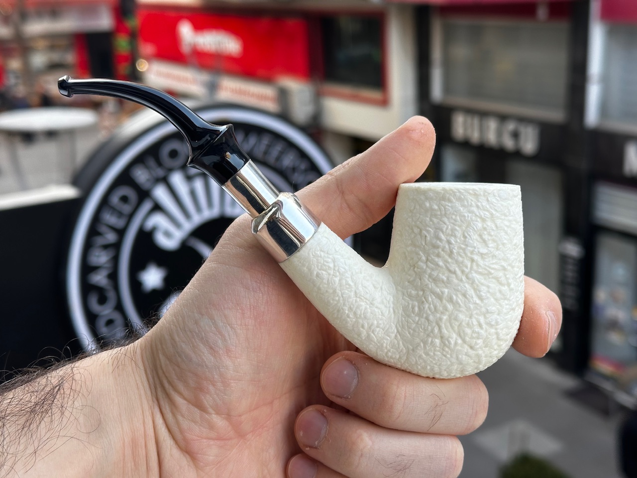 altinay-spigot-army-billiard-silver-spigot-meerschaumpfeife image 7