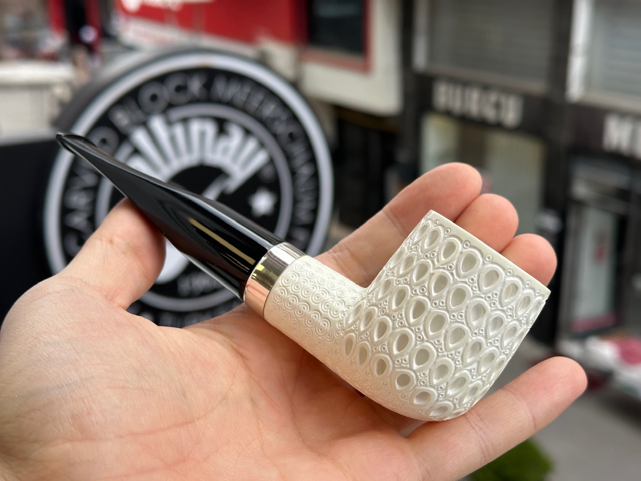 altinay-classic-billiard-meerschaumpfeife-silberring-2 image 4