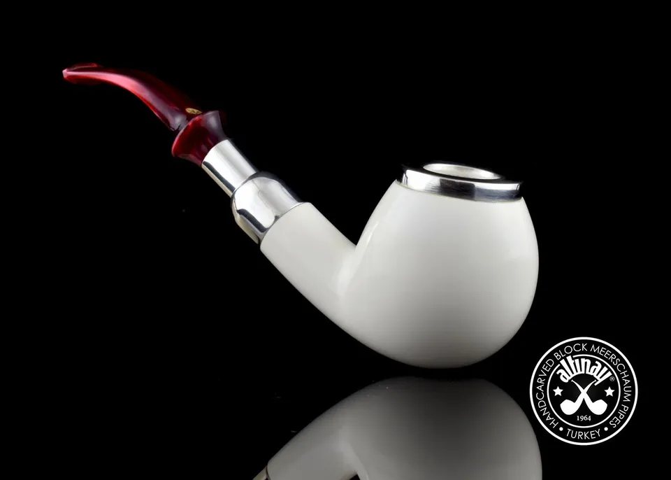 altinay-apple-39699-meerschaumpfeife-silber-spigot image 1