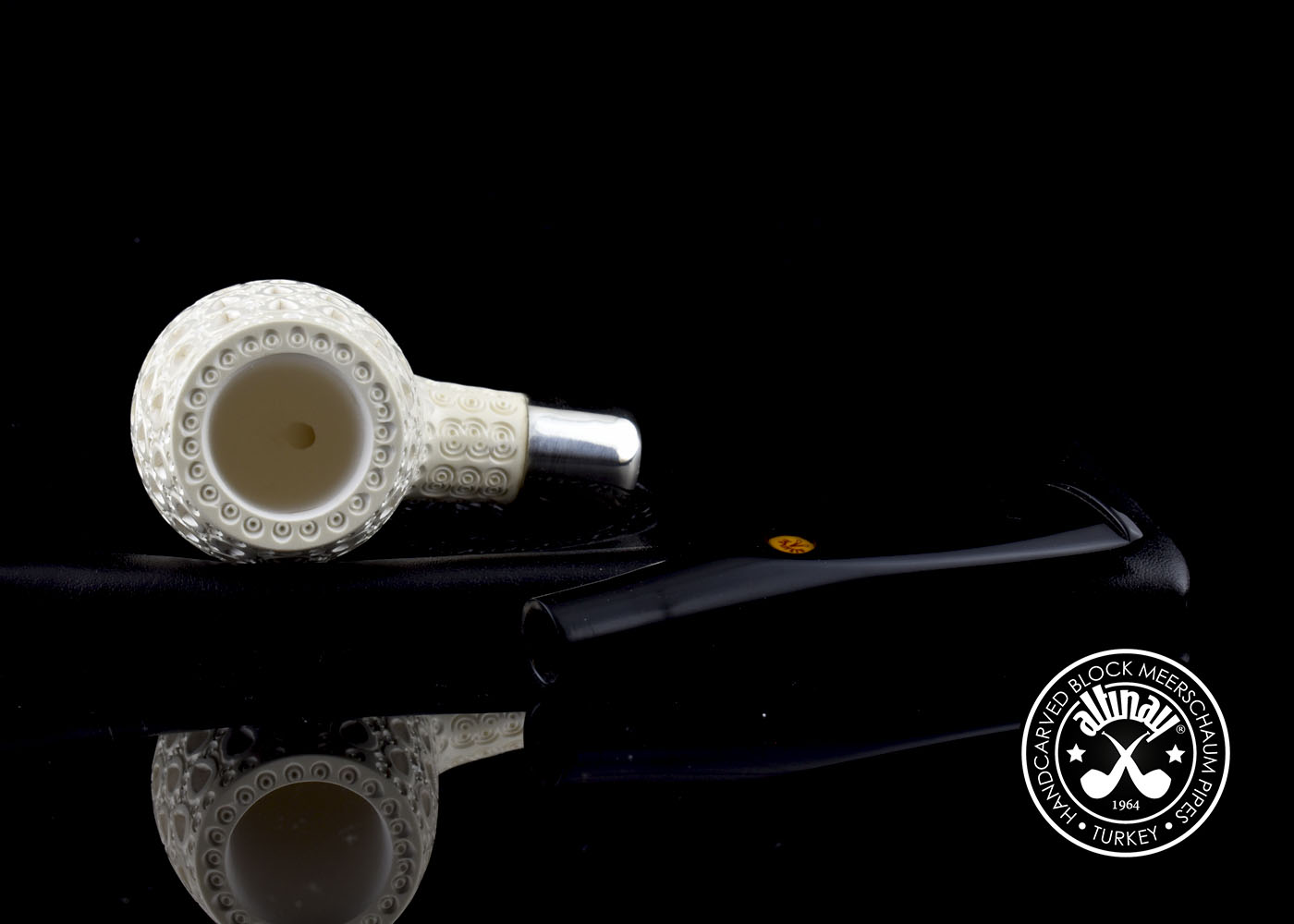 altinay-spigot-billiard-silver-army-meerschaumpfeife image 6