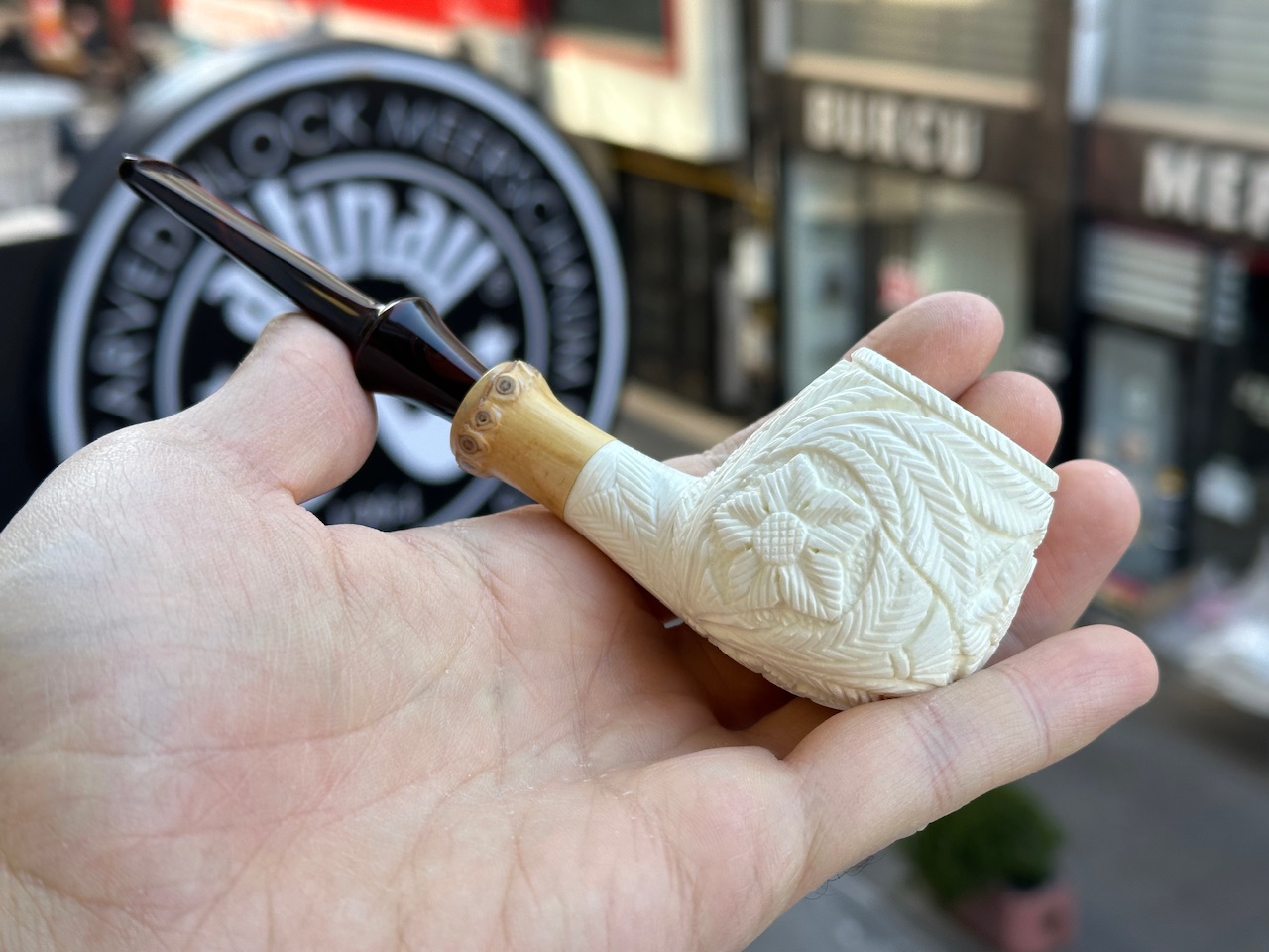altinay-bamboo-apple-meerschaumpfeife-handcut-mundst-ck image 5