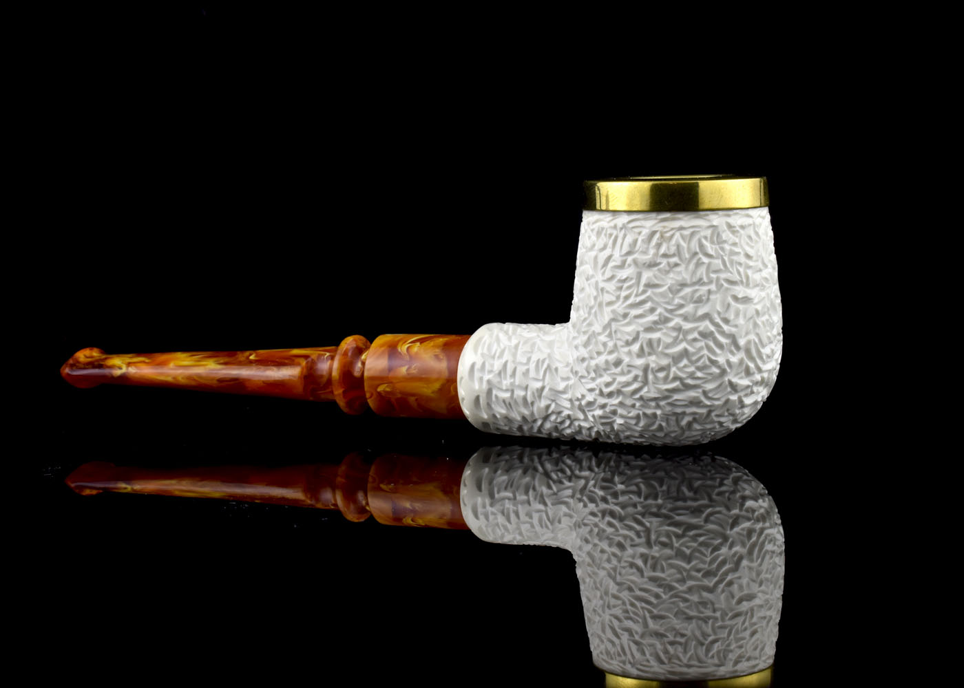 altinay-classic-meerschaumpfeife-billiard-messingkappe image 3