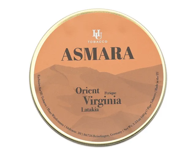 hu-tobacco-asmara-pfeifentabak-100g-dose-english image 1