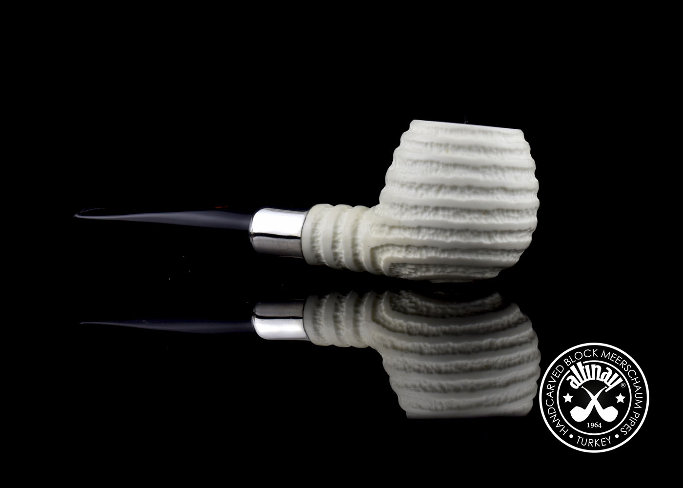 altinay-spigot-army-apple-meerschaumpfeife-silberring-2 image 3