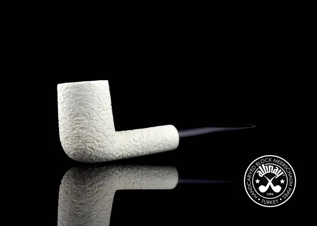 altinay-classic-meerschaum-billiard-pfeife-glatt-natur image 1