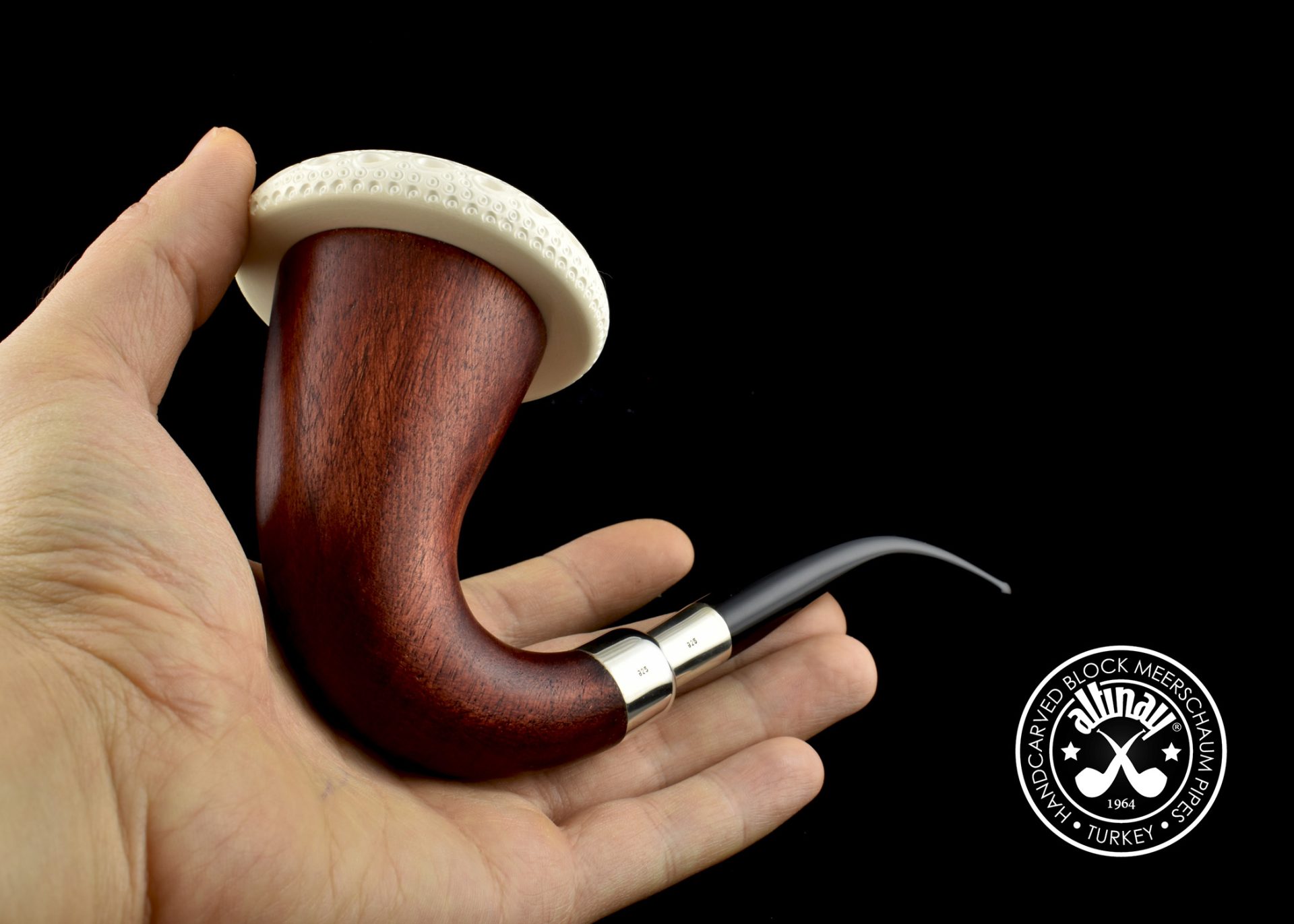 altinay-calabash-okoume-spigot-meerschaumpfeife-m-block-einsatz image 6