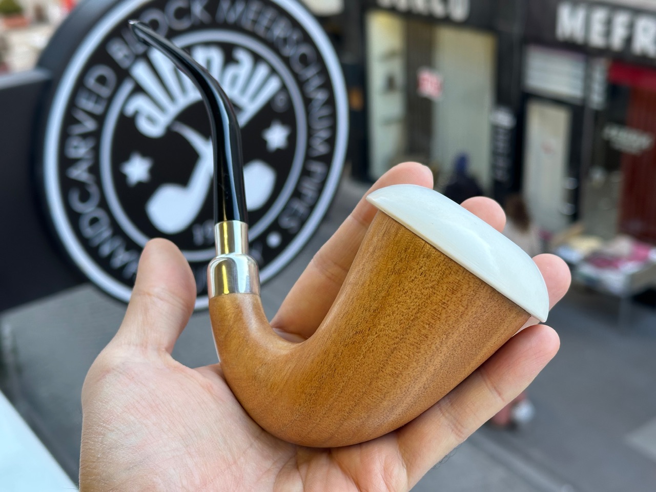 altinay-calabash-xl-meerschaumpfeife-silber-spigot image 4