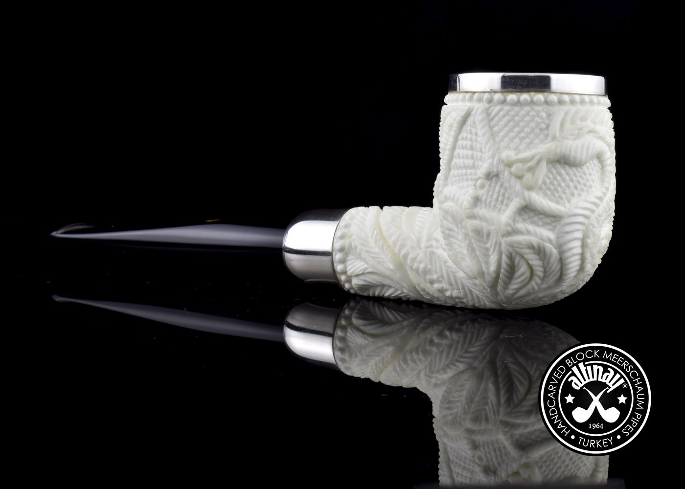 altinay-spigot-army-billiard-meerschaumpfeife-drachenmotiv image 1