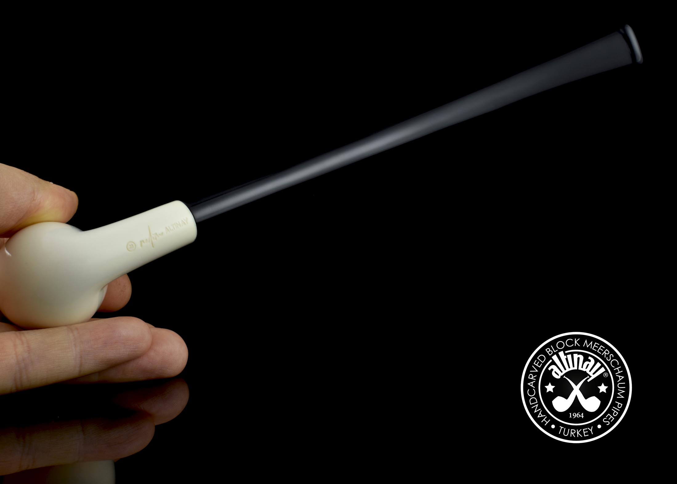 altinay-classic-churchwarden-bent-billiard-meerschaumpfeife image 6