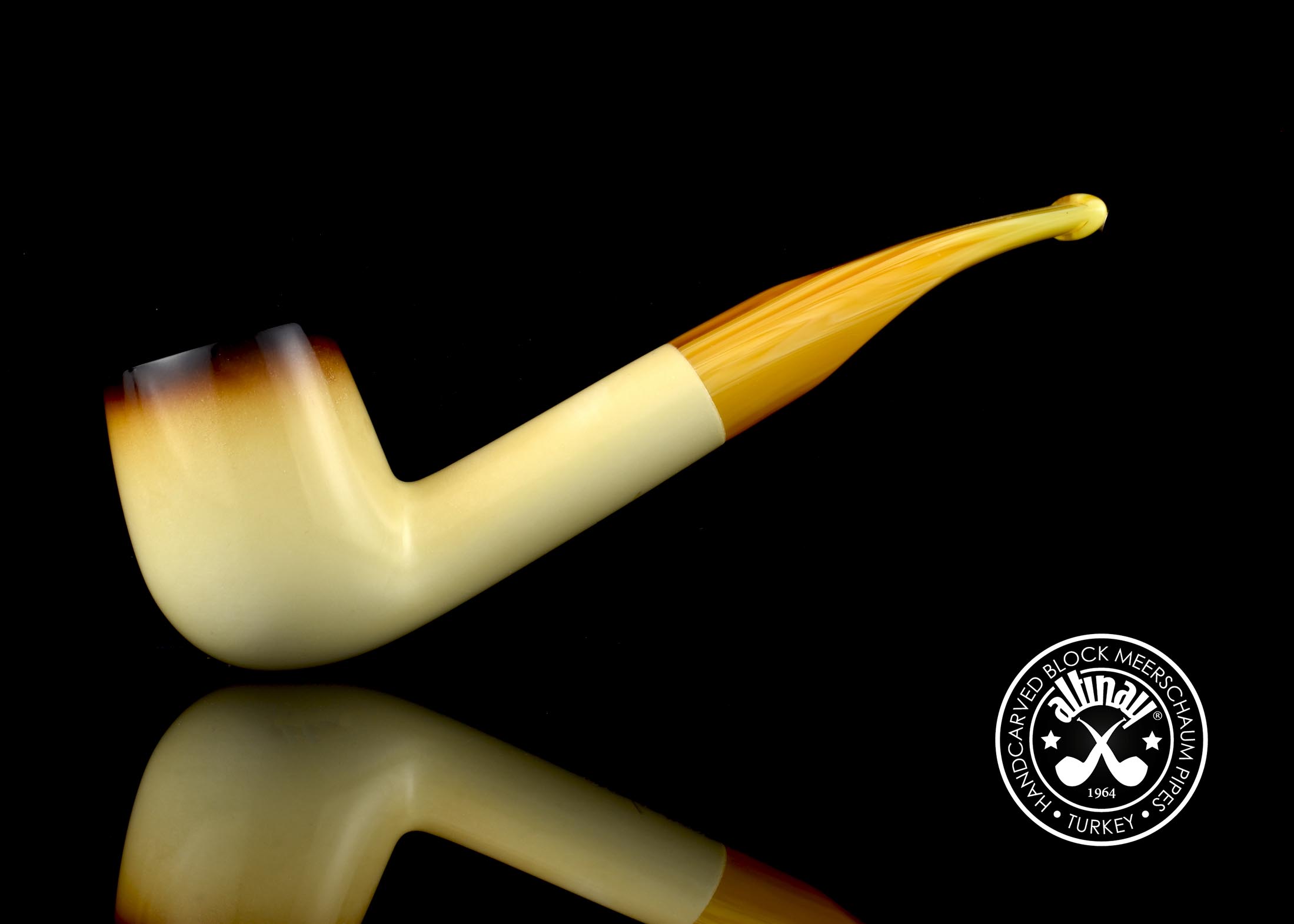 altinay-lee-van-cleef-billiard-meerschaumpfeife-calcined-glatt image 2