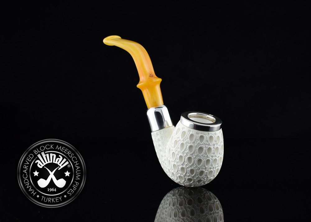 altinay-spigot-full-bent-meerschaumpfeife-silber-set-lang image 2