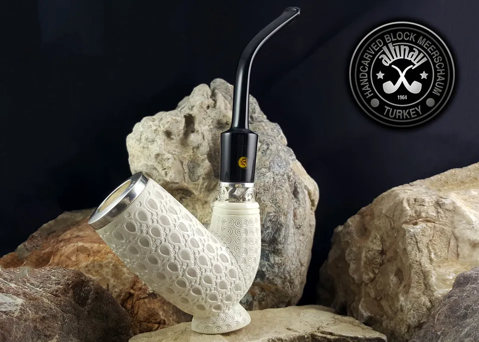 altinay-classic-sitter-chimney-meerschaumpfeife-silber image 1