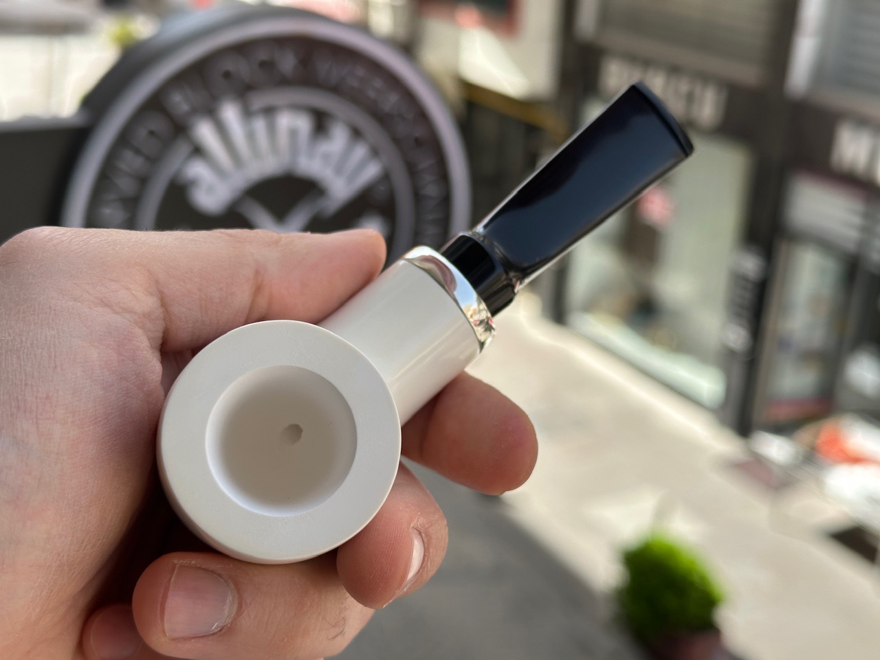 altinay-reverse-calabash-billiard-silver-army-meerschaumpfeife image 4