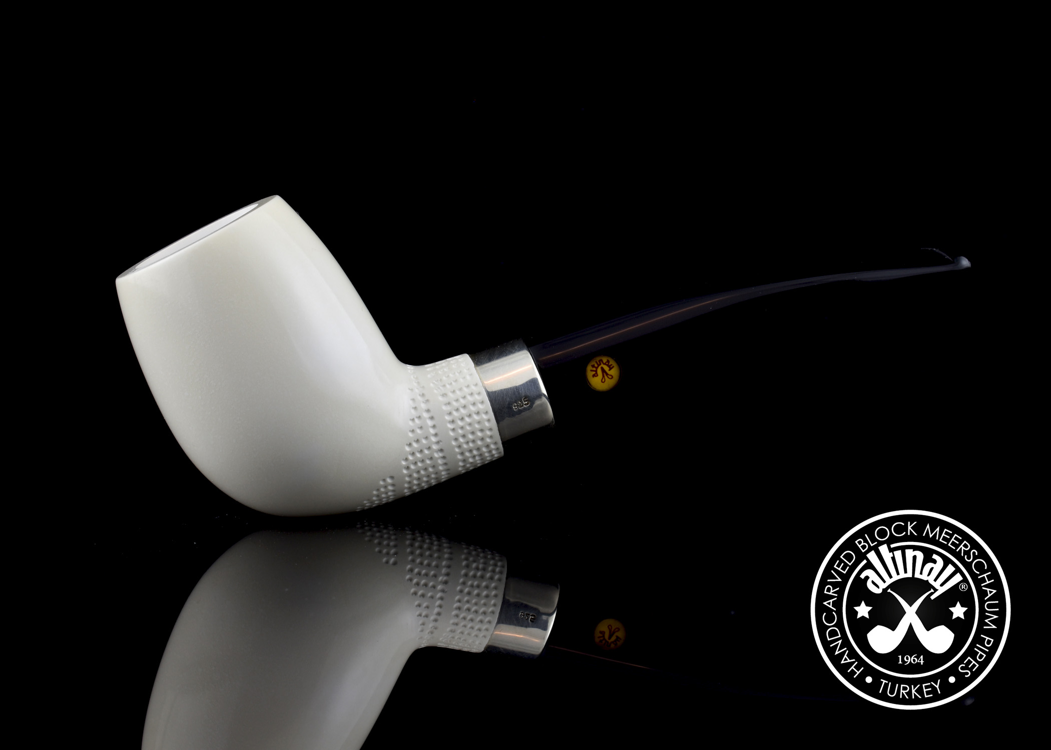 altinay-classic-meerschaum-pfeife-belge-silberring-glatt image 2