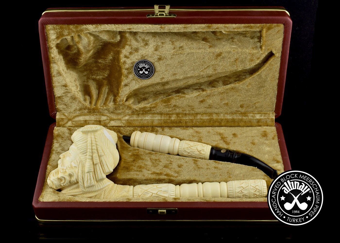 altinay-classic-sultan-saxophon-meerschaumpfeife-figur image 7
