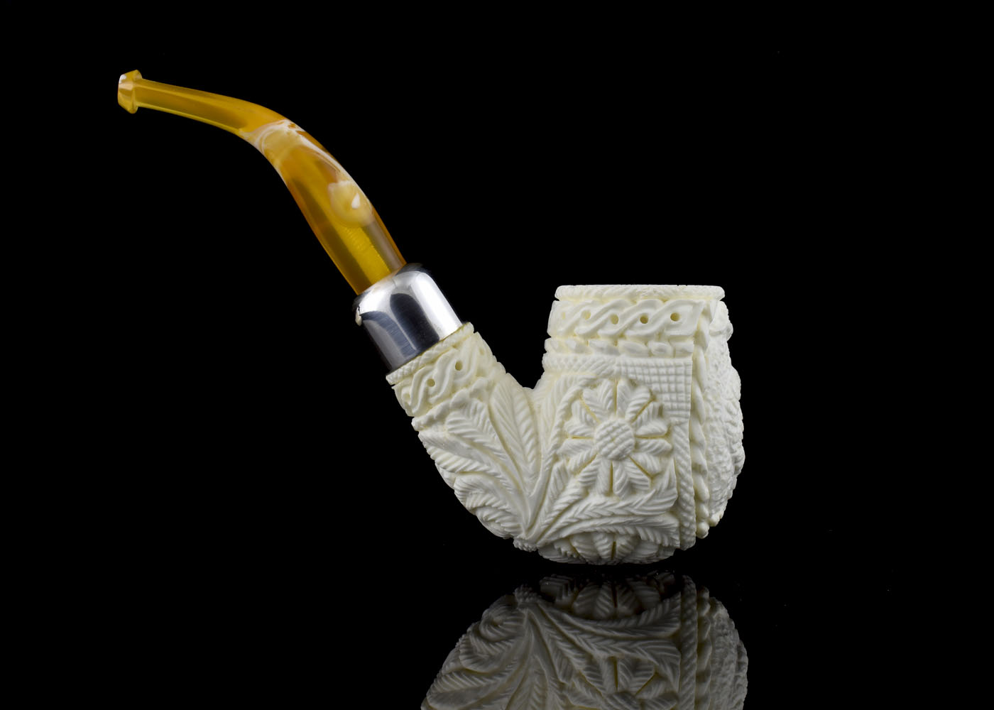 altinay-spigot-billiard-silver-army-meerschaumpfeife-schlange image 4