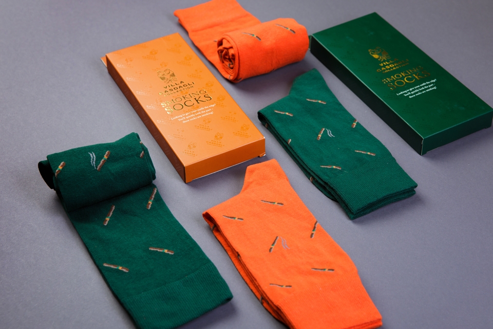 casdagli-orange-smoking-socks-mid-calf-herrensocken-orange image 4