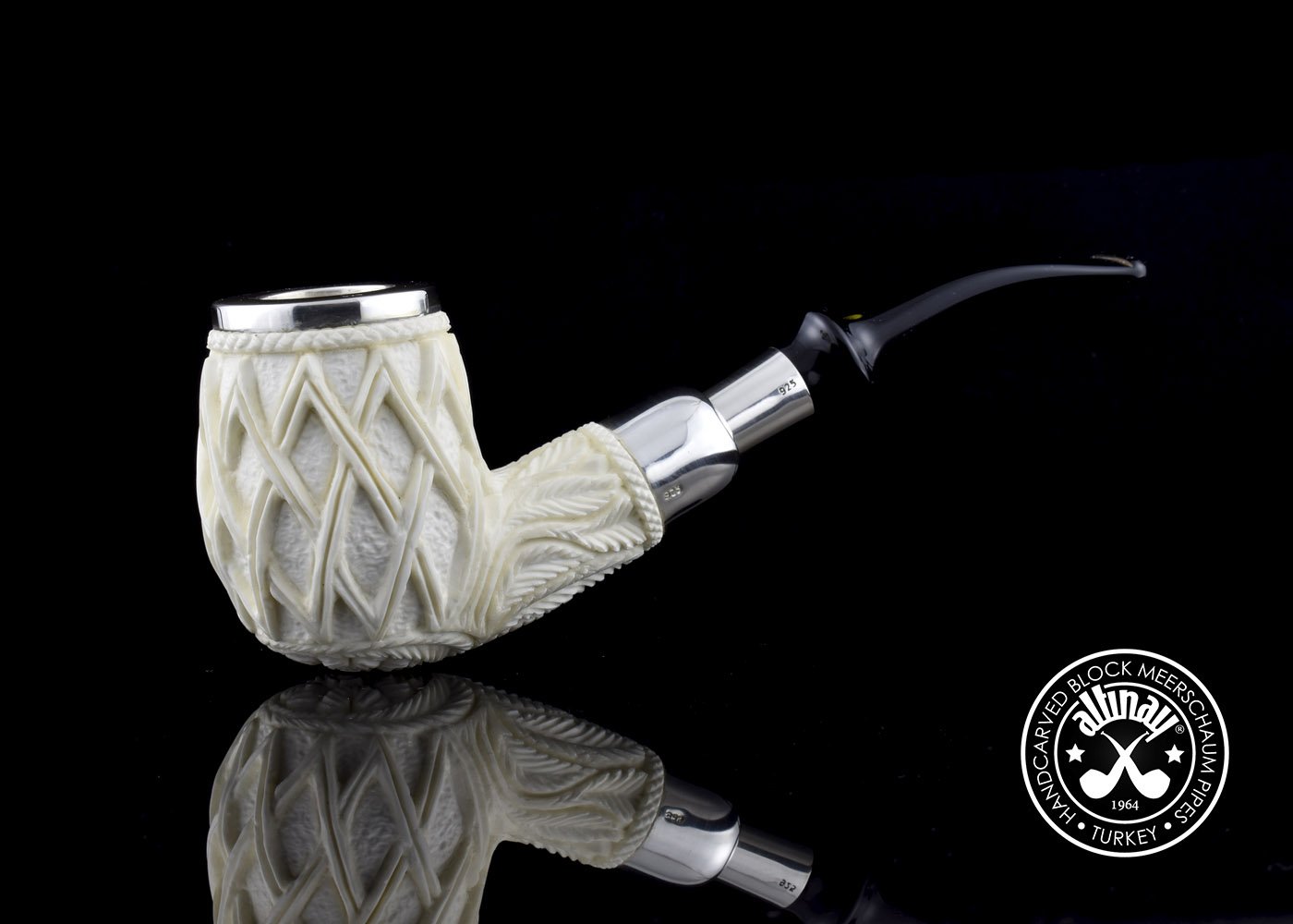 altinay-spigot-army-bent-billiard-meerschaumpfeife-gebogen-2 image 2