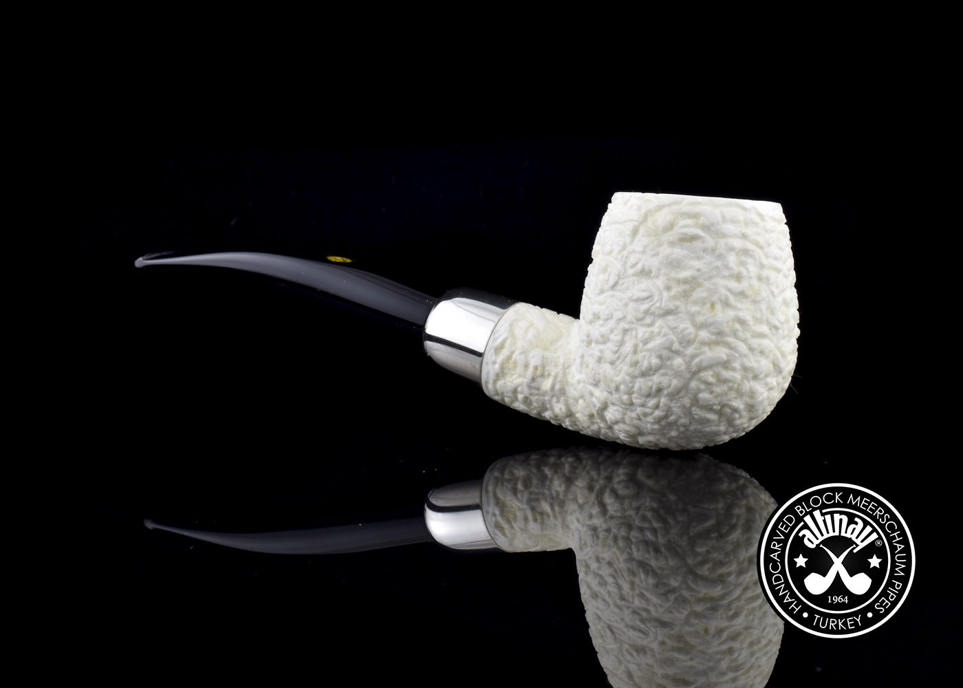 altinay-apple-silver-army-meerschaumpfeife-natur-meerschaum image 1
