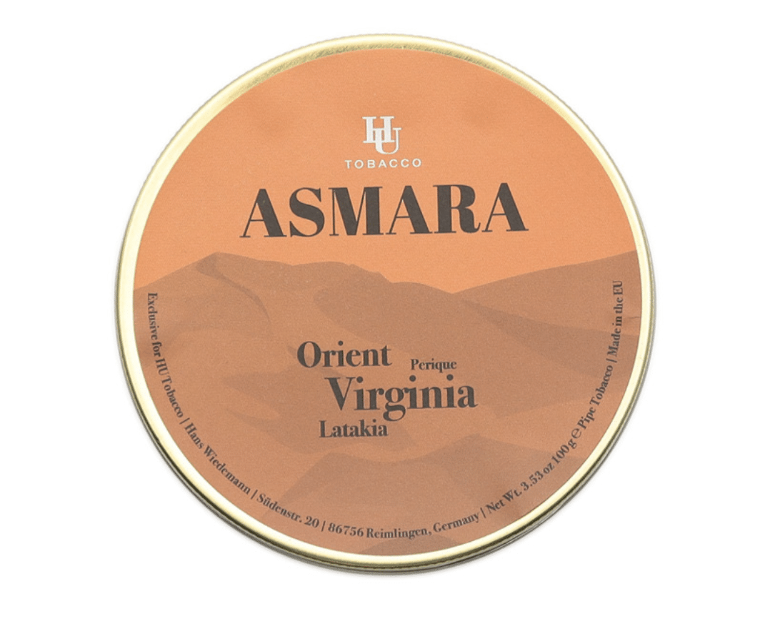 hu-tobacco-asmara-pfeifentabak-100g-dose-english image 1