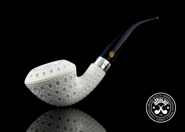 altinay-classic-rhodesian-meerschaumpfeife-silberring image 1