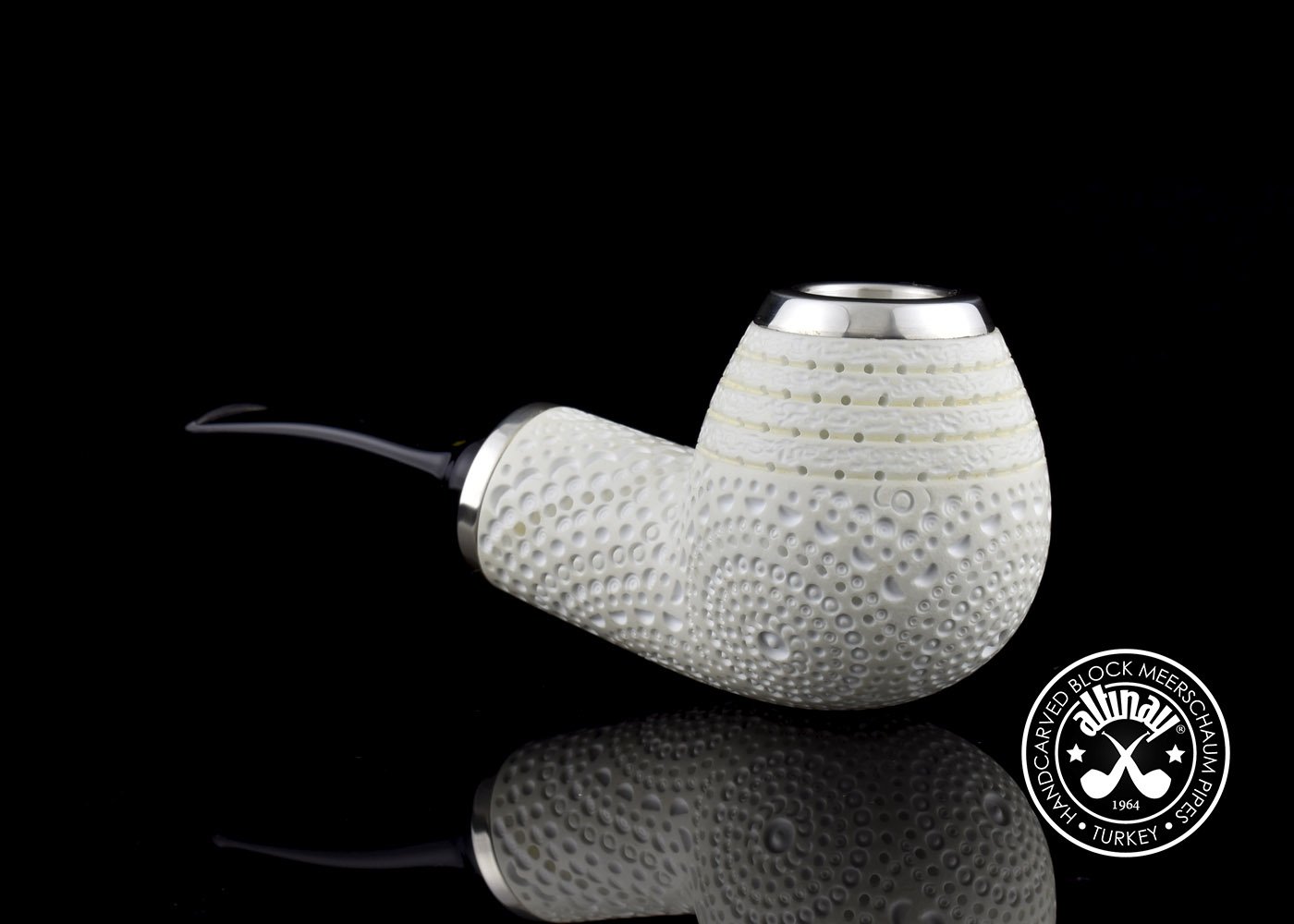 altinay-reverse-calabash-brandy-meerschaumpfeife-silber image 1