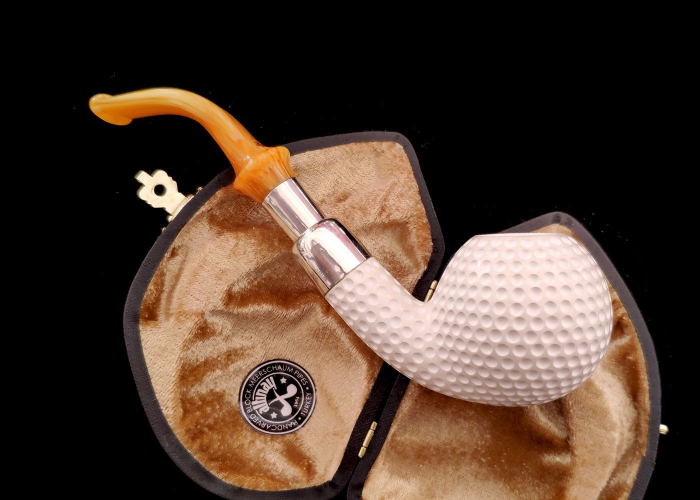 altinay-spigot-golf-33708-meerschaumpfeife-silbermontur image 7
