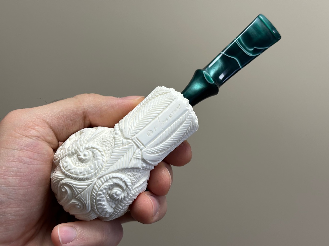 altinay-classic-brandy-meerschaumpfeife-drachenmotiv image 5