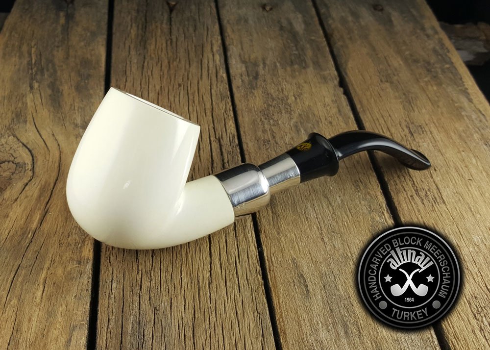 altinay-spigot-bent-silber-meerschaumpfeife-mit-etui image 6