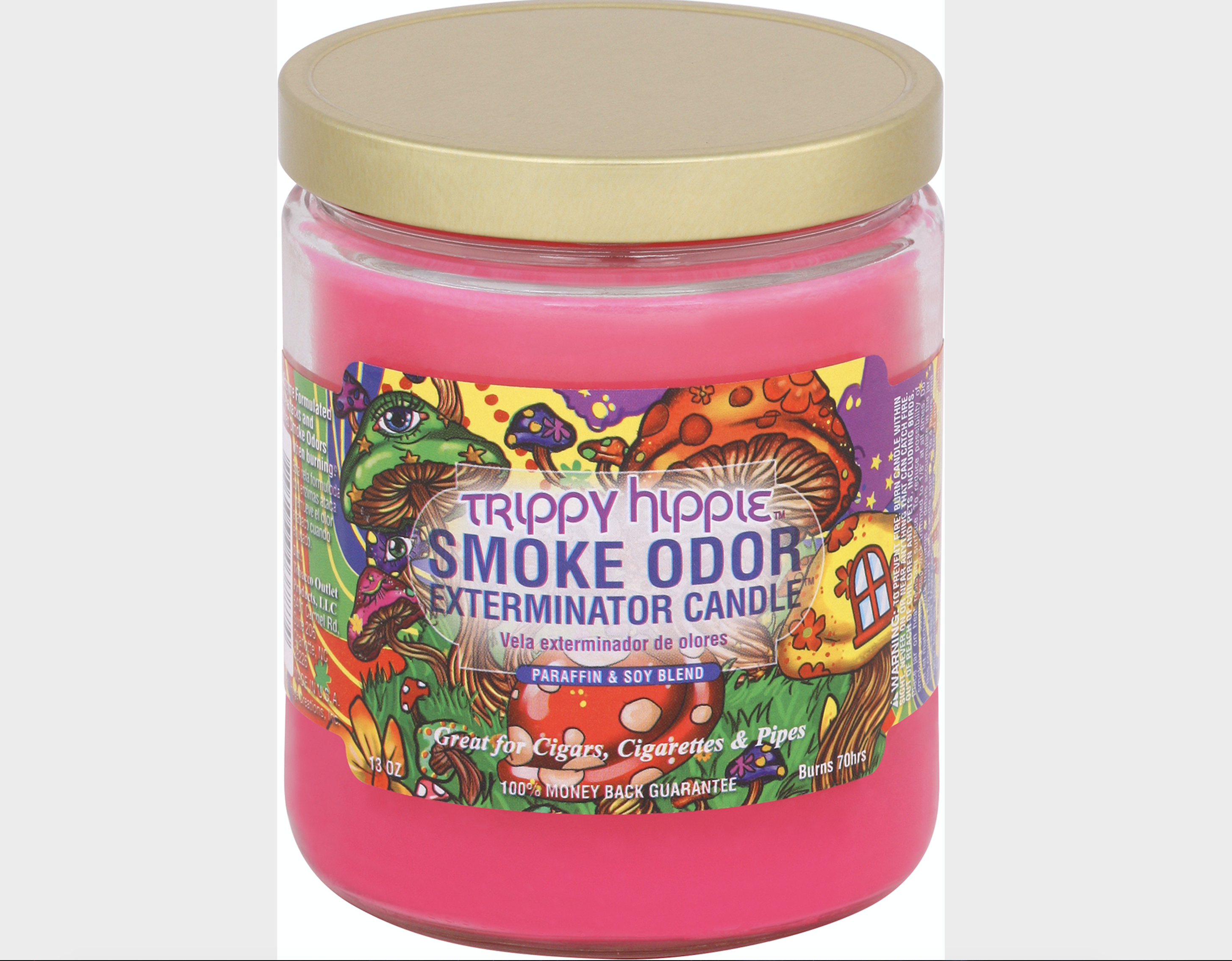 smoke-odor-exterminator-trippy-hippie-duftkerze-13oz-orange image 1