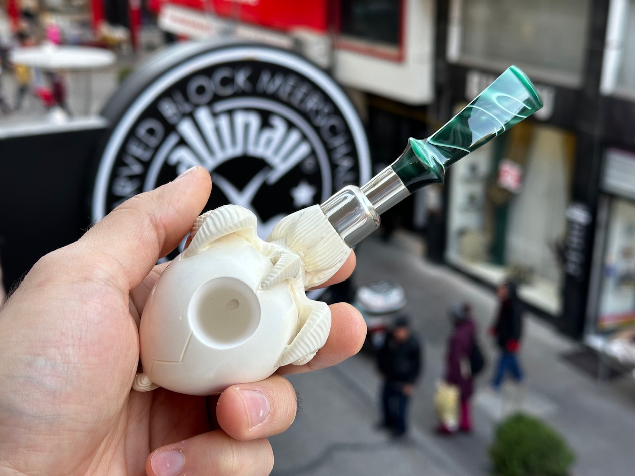 altinay-eagle-s-claw-silver-spigot-meerschaumpfeife-silber image 6
