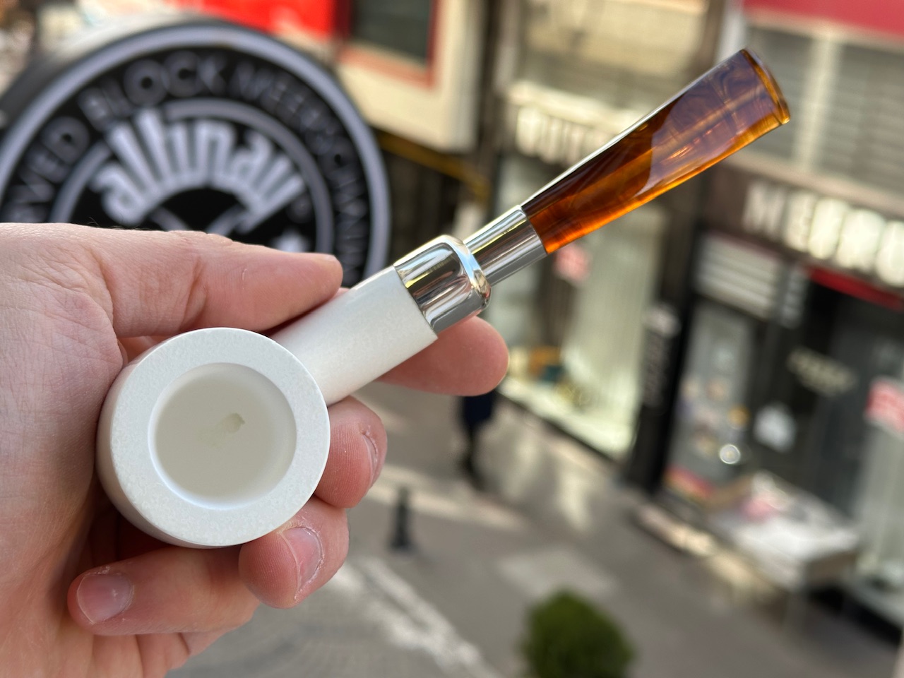 altinay-translucent-xl-billiard-meerschaumpfeife-silber-spigot image 5