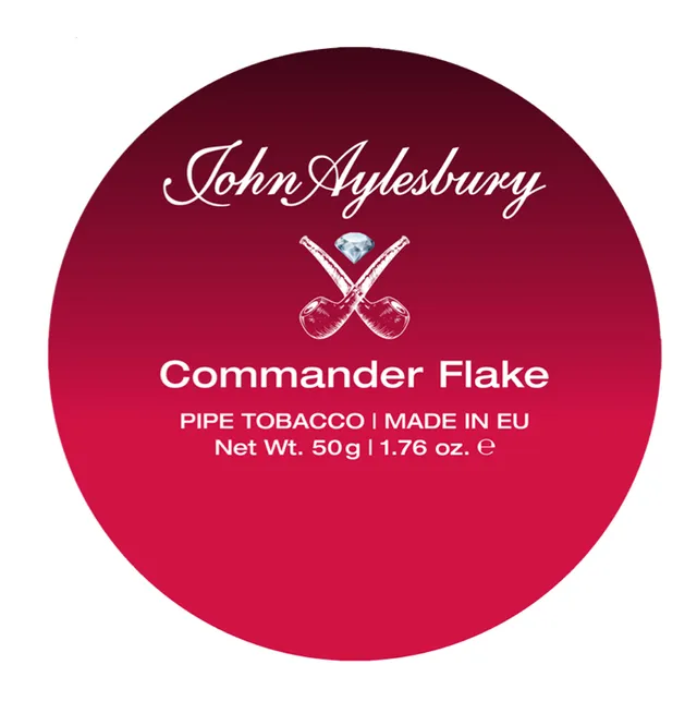 john-aylesbury-commander-flake-pfeifentabak-dose-50g image 1