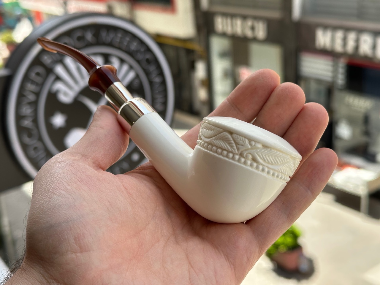 altinay-spigot-dublin-meerschaumpfeife-tabakpfeife-silber-konisch image 2