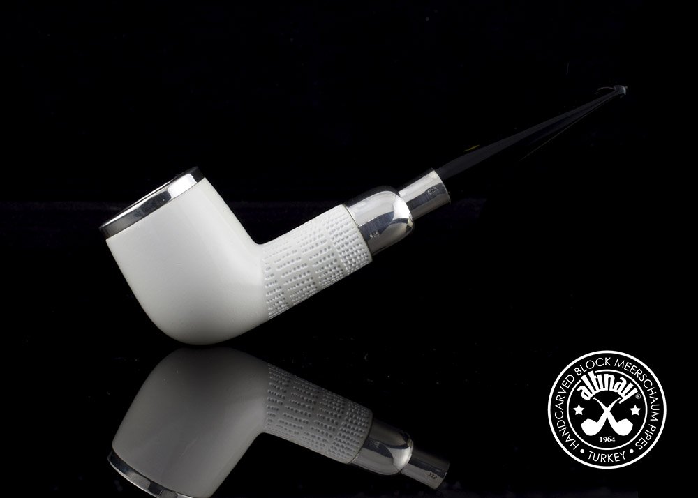 altinay-spigot-billiard-meerschaumpfeife-silberring-2 image 5