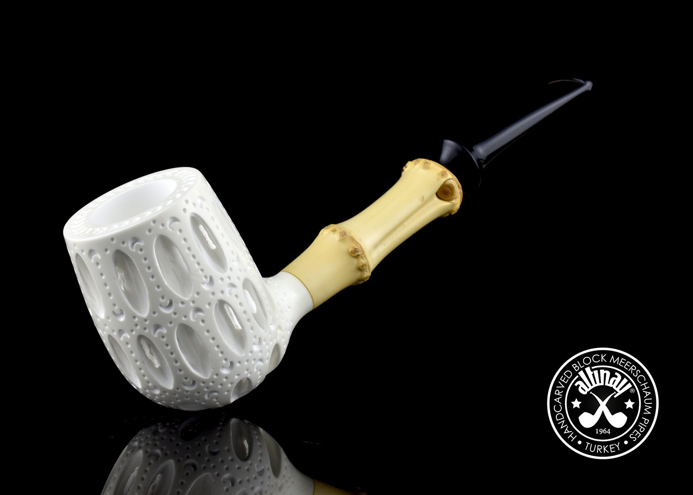 altinay-bamboo-billiard-meerschaumpfeife-natur-3 image 2