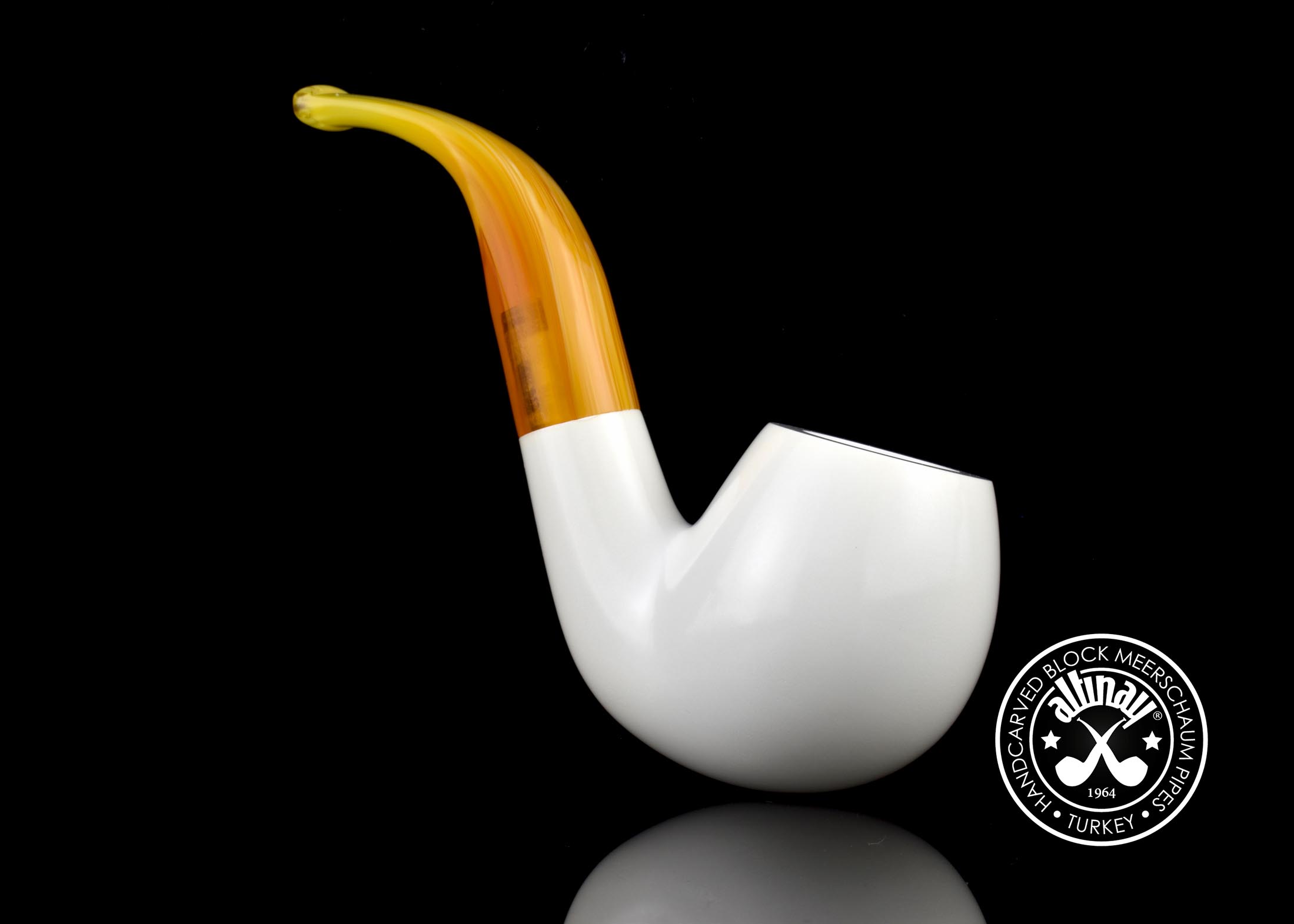 altinay-translucent-bent-billiard-meerschaumpfeife-a-blockmeerschaum image 3
