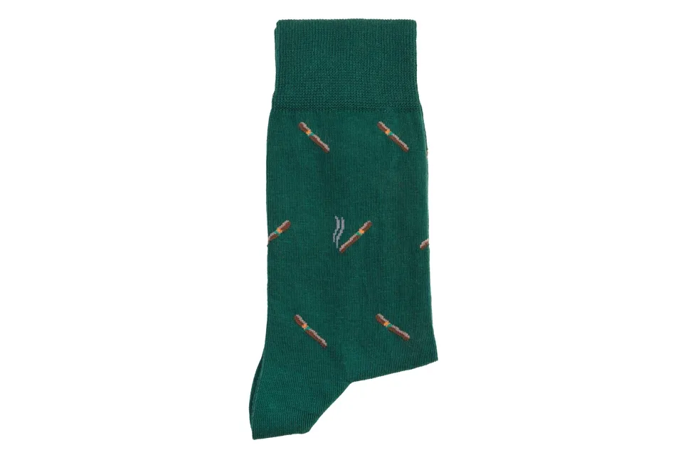 casdagli-smoking-socks-socken-gr-n-mid-calf image 1