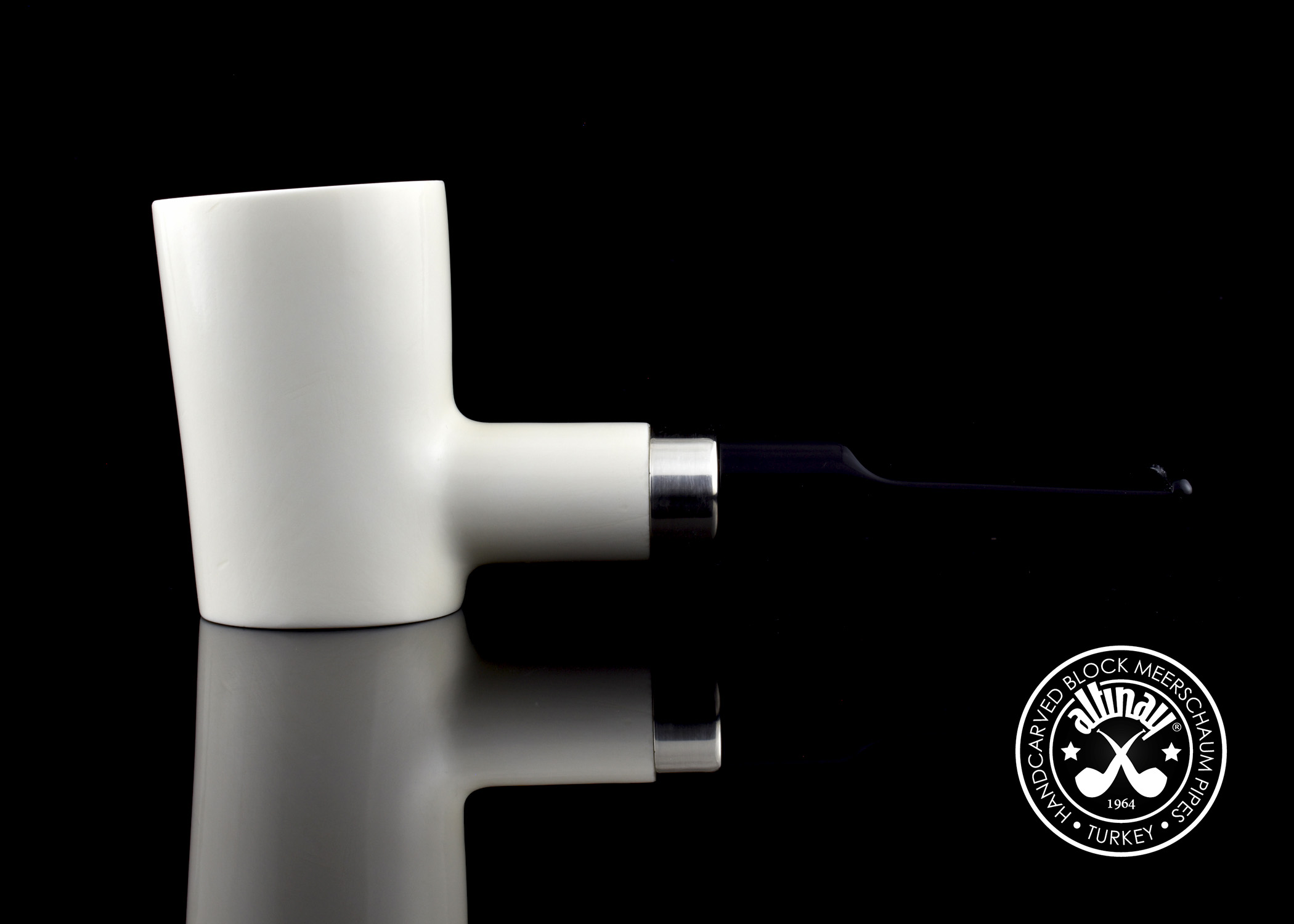 altinay-classic-poker-meerschaumpfeife-silberband image 5