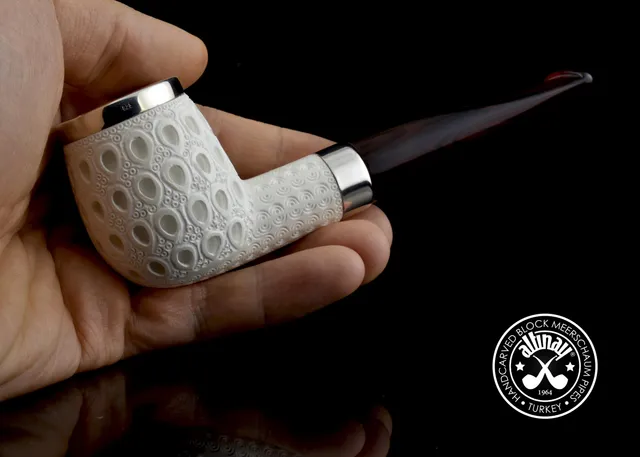 altinay-classic-apple-meerschaumpfeife-mit-silberband image 1