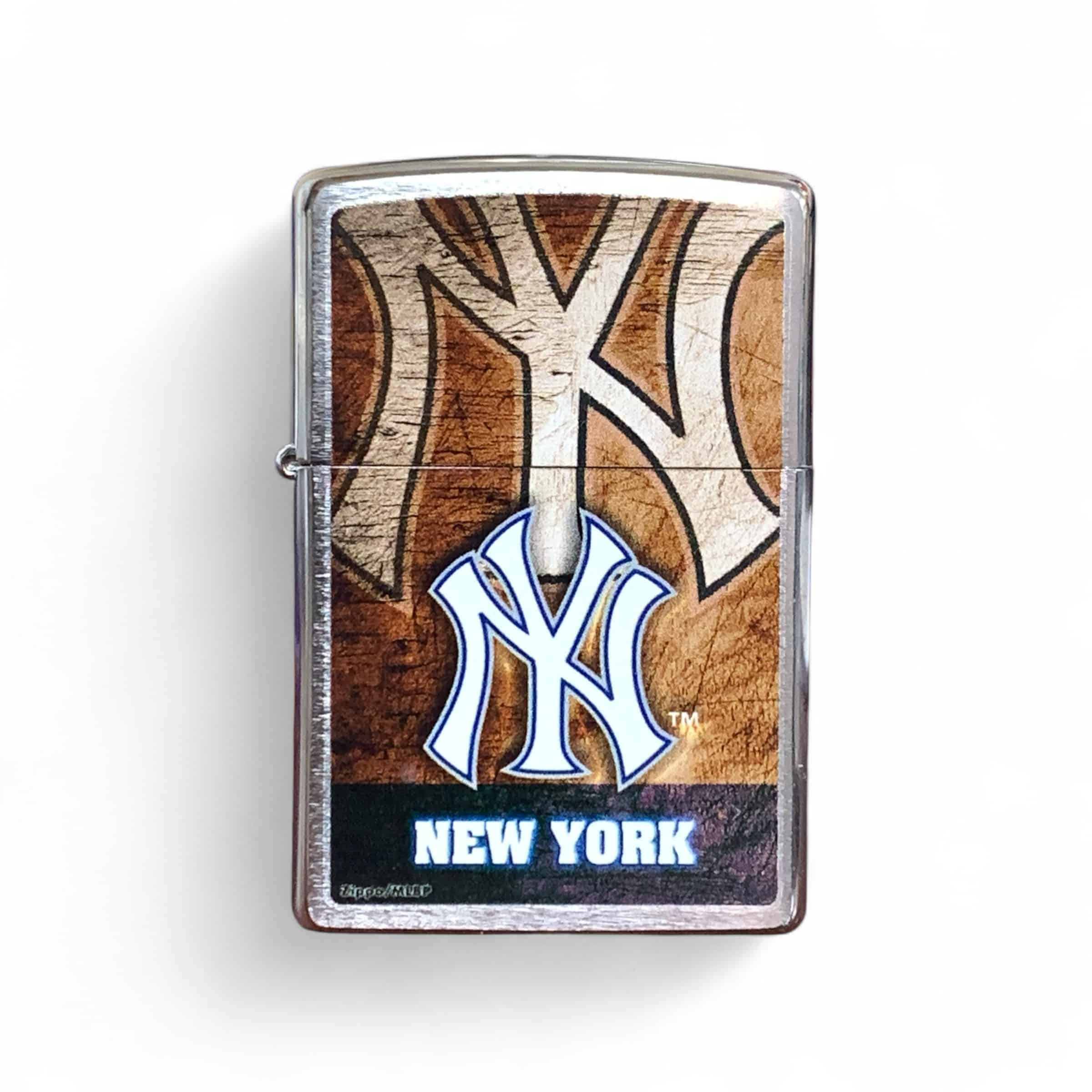 zippo-mlb-ny-yankees-feuerzeug-classic-brushed-chrome image 1
