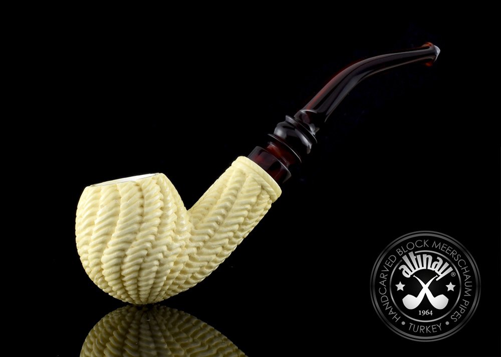 altinay-classic-bent-apple-meerschaumpfeife-geschnitzt image 2