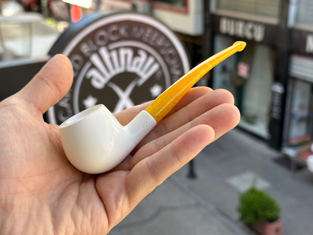 altinay-apple-meerschaumpfeife-natur-einzelst-ck-glatt image 1