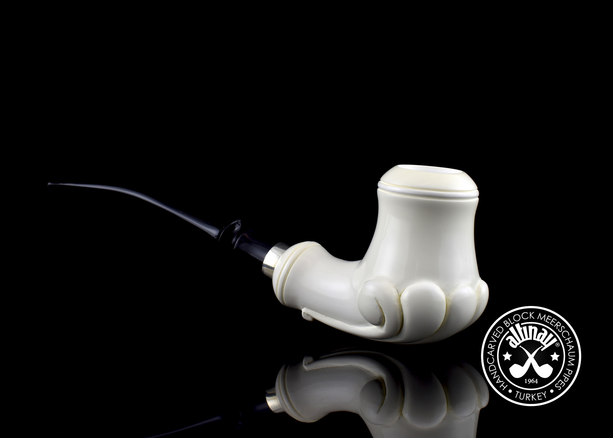altinay-classic-fancy-meerschaumpfeife-mit-silberband image 3