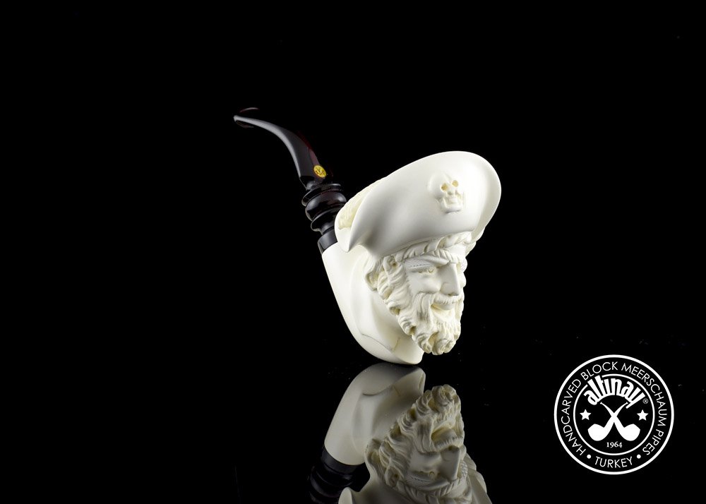 altinay-classic-pirate-meerschaumpfeife-figurenpfeife-natur image 1