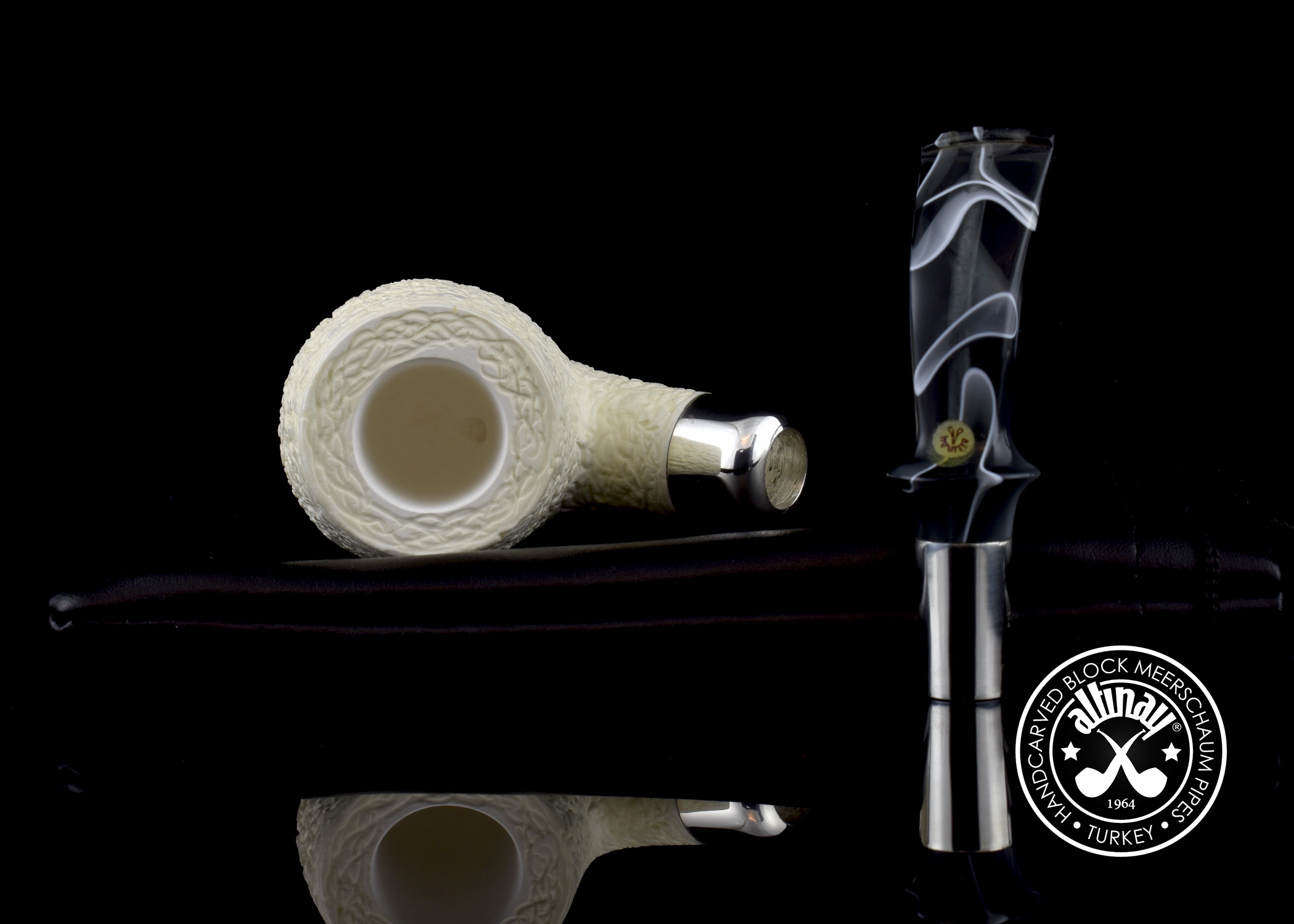 altinay-spigot-army-billiard-tabakpfeife-meerschaum image 2