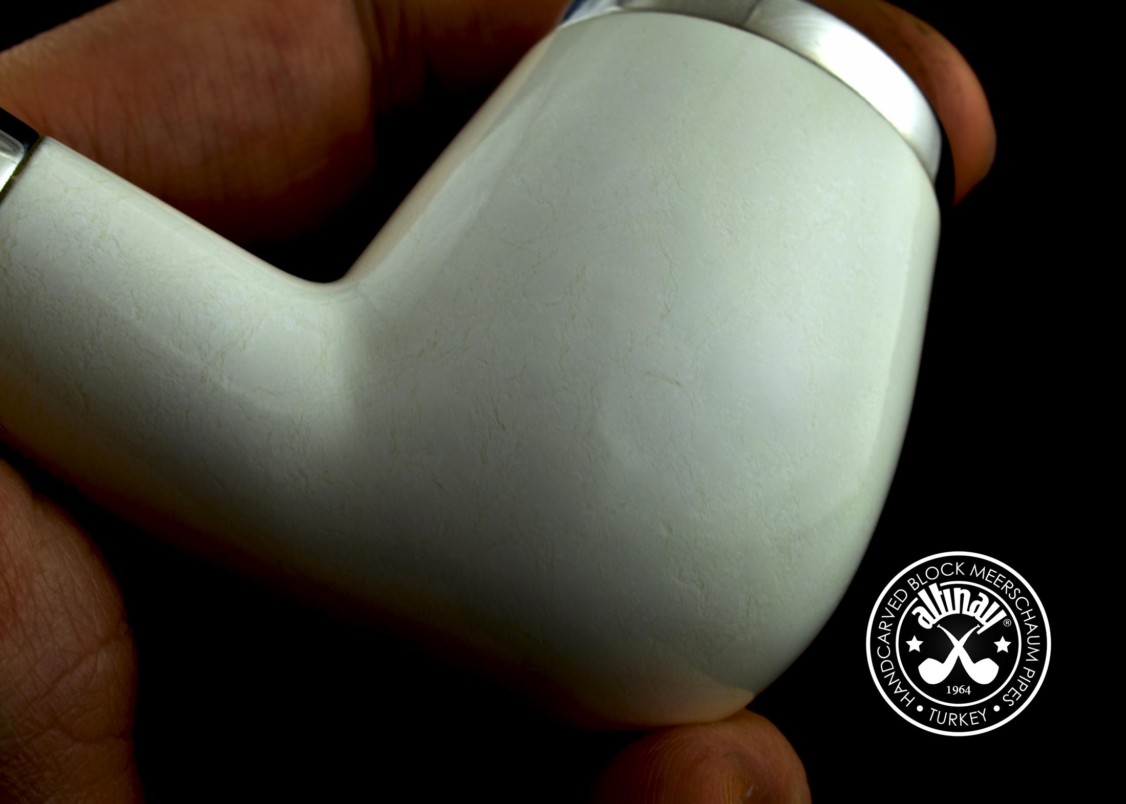 altinay-translucent-top-silver-billiard-spigot-meerschaumpfeife image 7