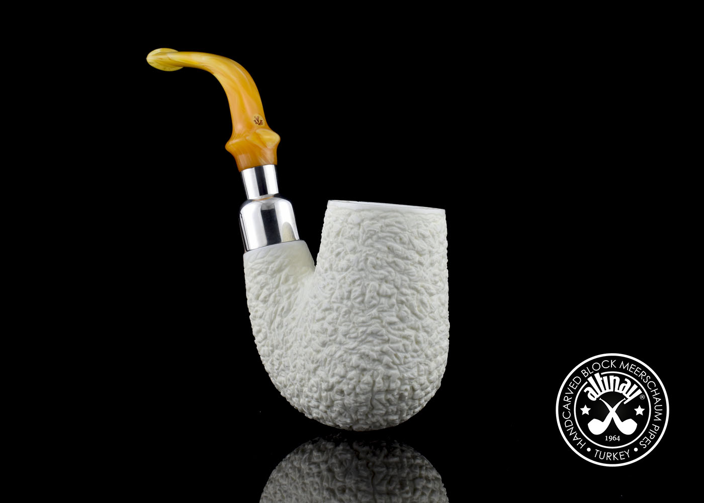 altinay-spigot-oompaul-silber-meerschaumpfeife-army image 3