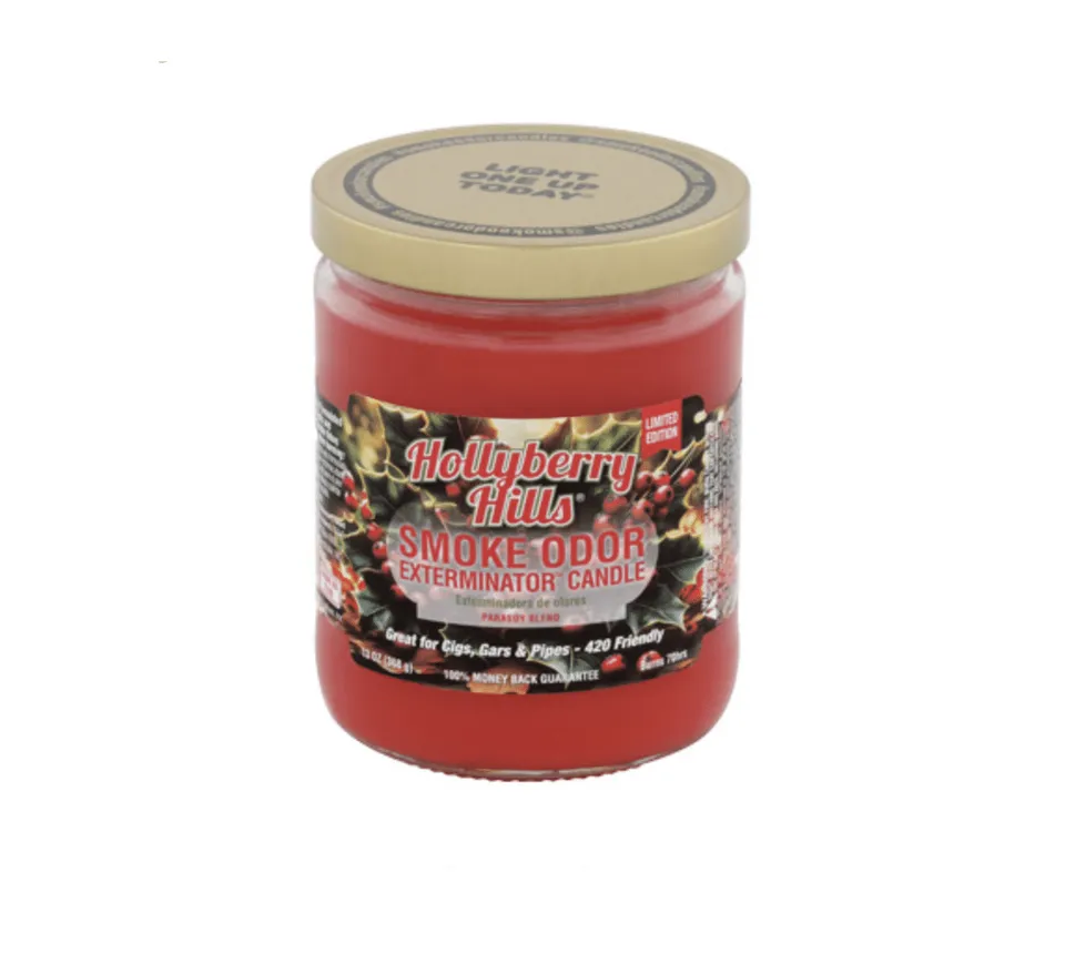 smoke-odor-exterminator-hollyberry-hills-duftkerze-13oz-beere image 1
